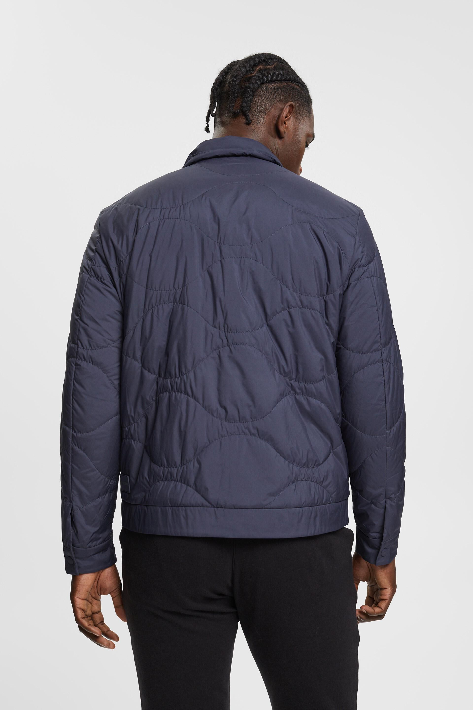 Thin quilted sale jacket mens