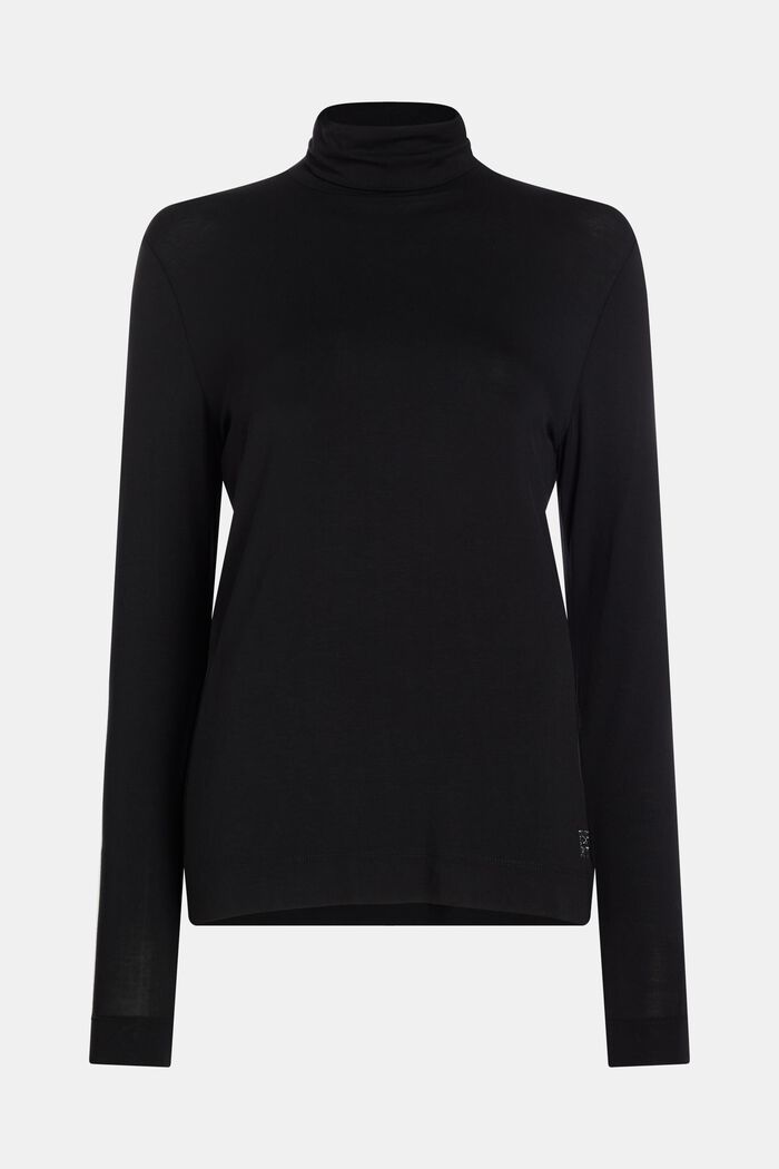 the in Women's Fashion Long-sleeved roll neck top, TENCEL™ | ESPRIT Taiwan Official Online Store