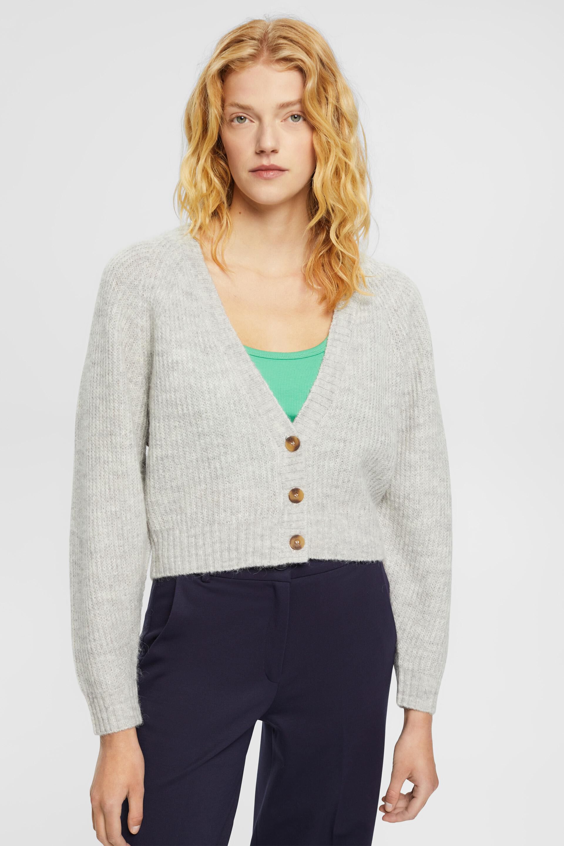 Women's wool blend 2025 cardigan sweaters